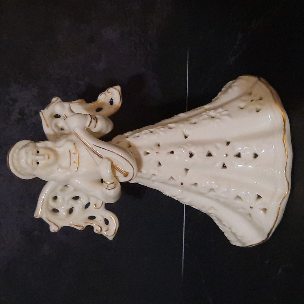 Elegant Cream Angel Figurine